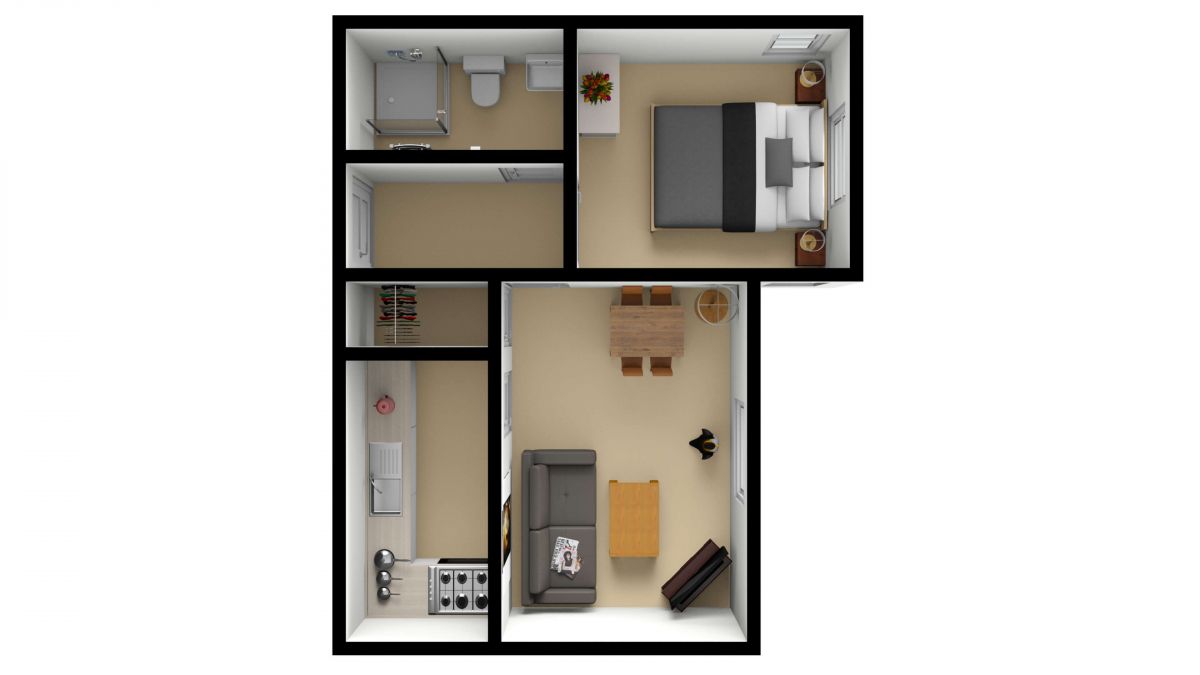 Apartment 4 Floor Plan